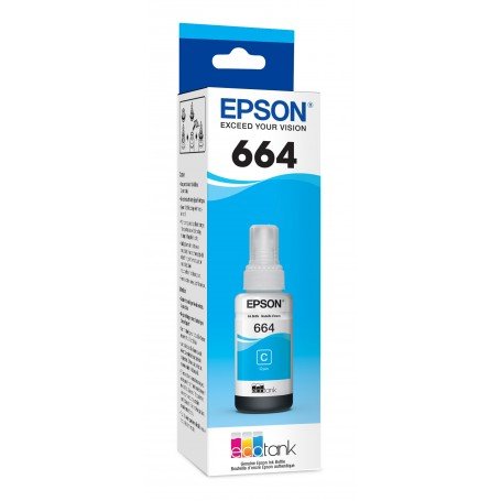 Tinta Original Epson T664220-AL Cian