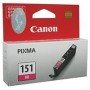 CARTUCHO CANON CLI-151 MAGENTA PARA IX6810, IP7210, IP8710, MG5410/MG6310, MG6410, MG6610, MG7110, MG7510,