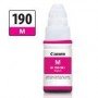 BOTELLA DE TINTA CANON GI-190M 70 ML MAGENTA COMPATIBLE PIXMA G3100/G2100/G1100. RENDIMIENTO DE 6000P.N.