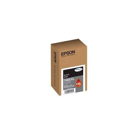 CARTUCHO EPSON MODELO T748XXL NEGRO, PARA WF-6090, WF-6590, ALTA CAPACIDAD