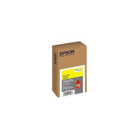 CARTUCHO EPSON MODELO T748XXL AMARILLO, PARA WF-6090, WF-6590, ALTA CAPACIDAD