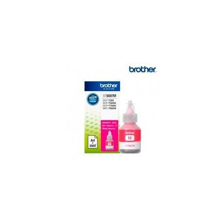 BOTELLA DE TINTA BROTHER MAGENTA BT5001M DE ALTO RENDIMIENTO DE HASTA 5000 PGINAS COMPATIBLE CON TINTA CONTINUA BROTHER