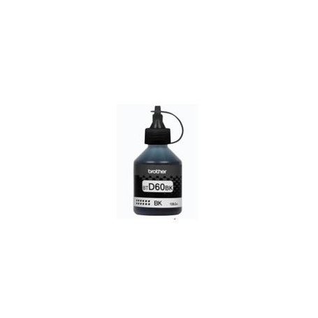 BOTELLA DE TINTA BROTHER NEGRA  BTD60BK ALTO RENDIMIENTO HASTA 6500 PAG PARA DCPT310 DCPT510W MFCT910DW